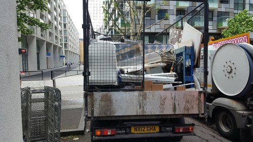 Professional waste removal team at Seven Sisters