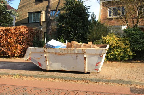 Commercial waste being transported in Seven Sisters